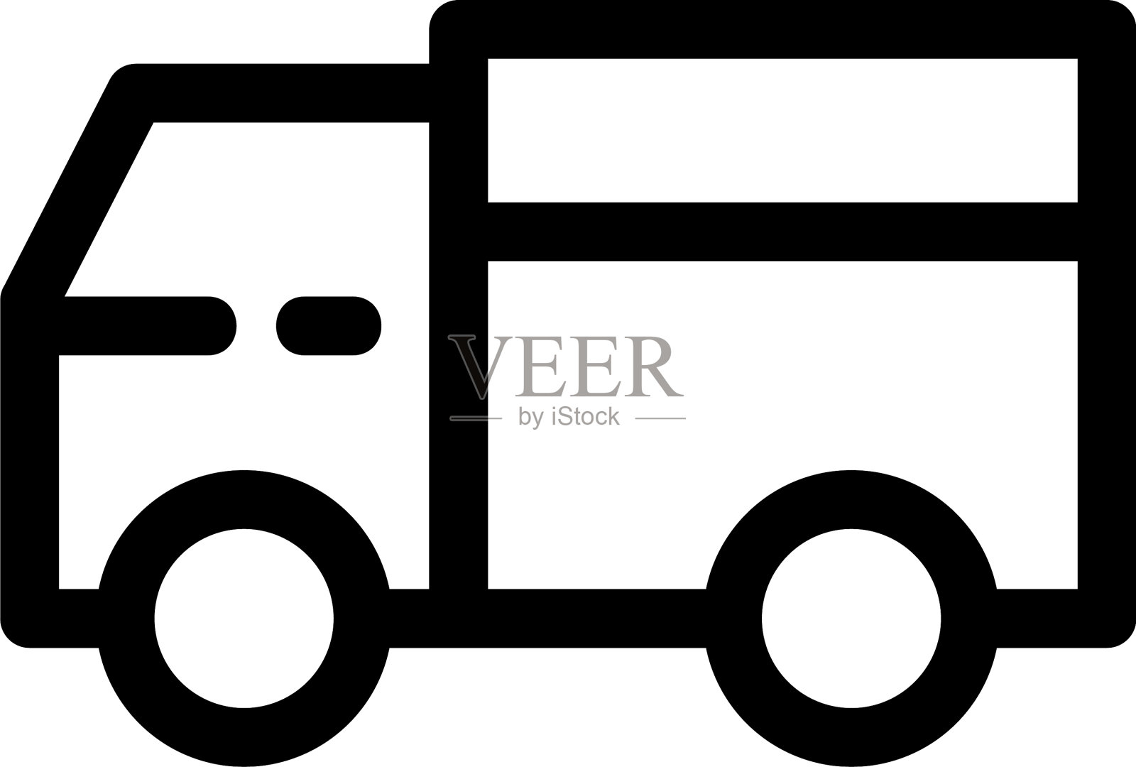 卡车图标或标志孤立标志符号插画图片素材