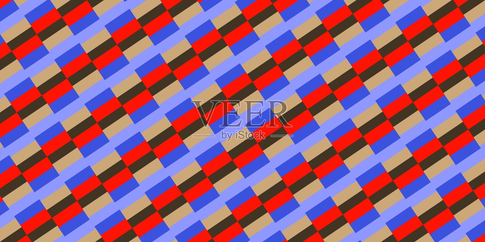 简单的装饰图案，纺织印花。织物和格子的图案。几何图案。无缝的表面。极简主义的壁纸。插画图片素材