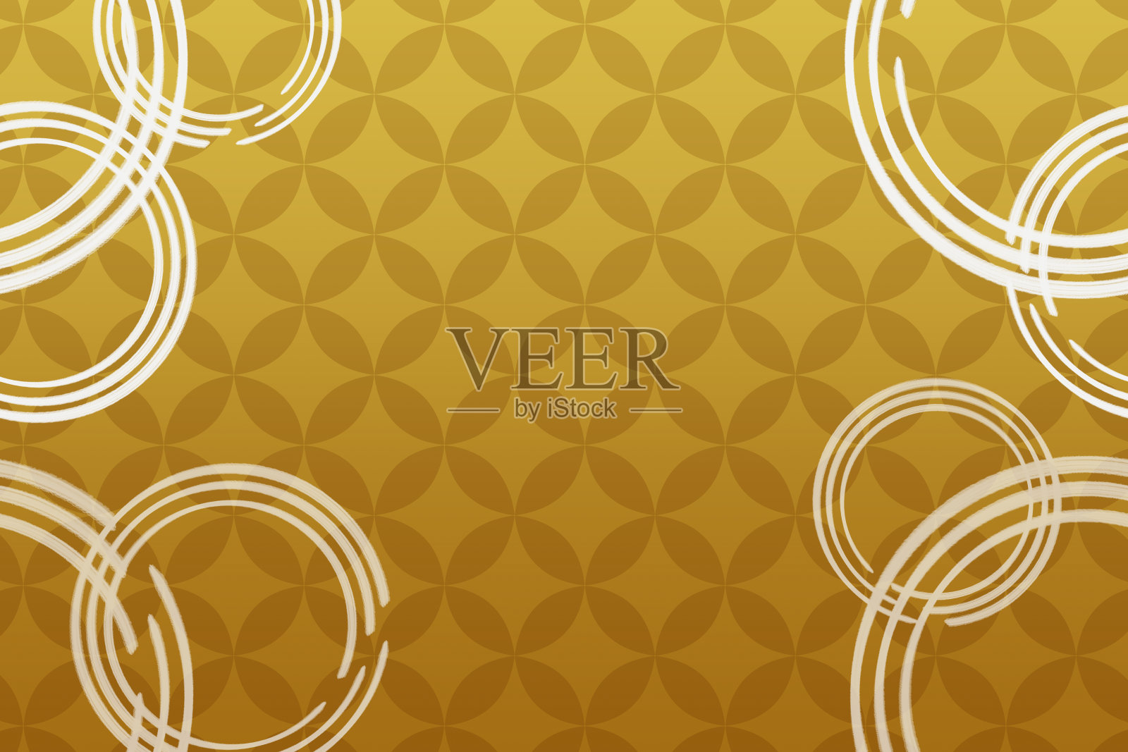 涟漪和传统的日本图案插画图片素材