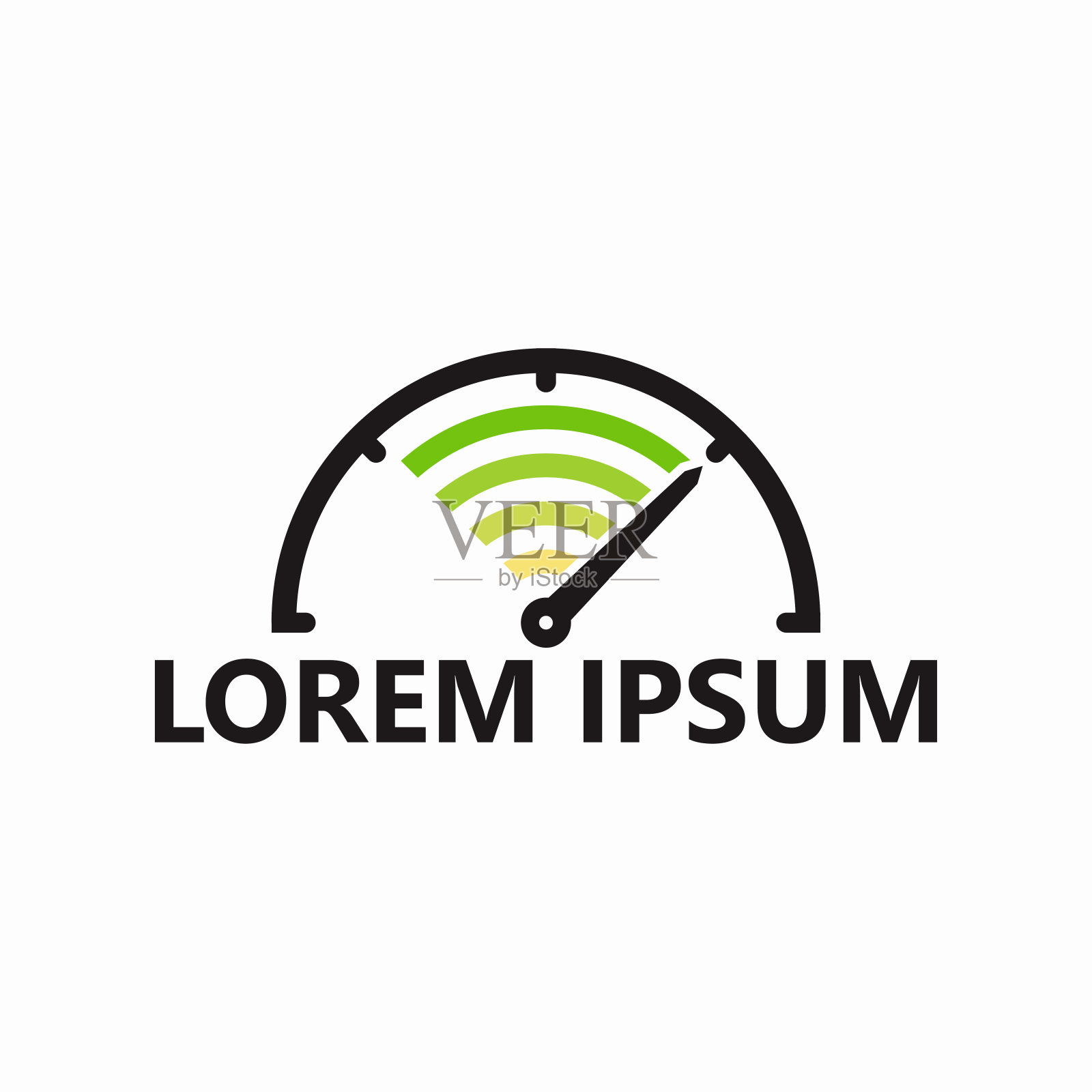 Internet网速logo模板设计插画图片素材