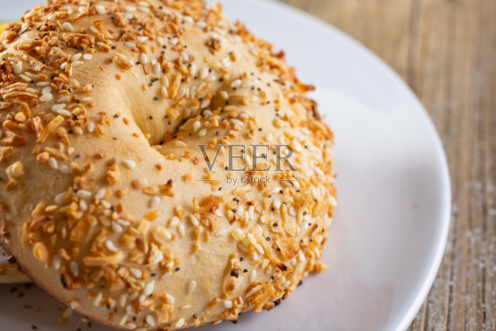 一切面包圈板照片摄影图片