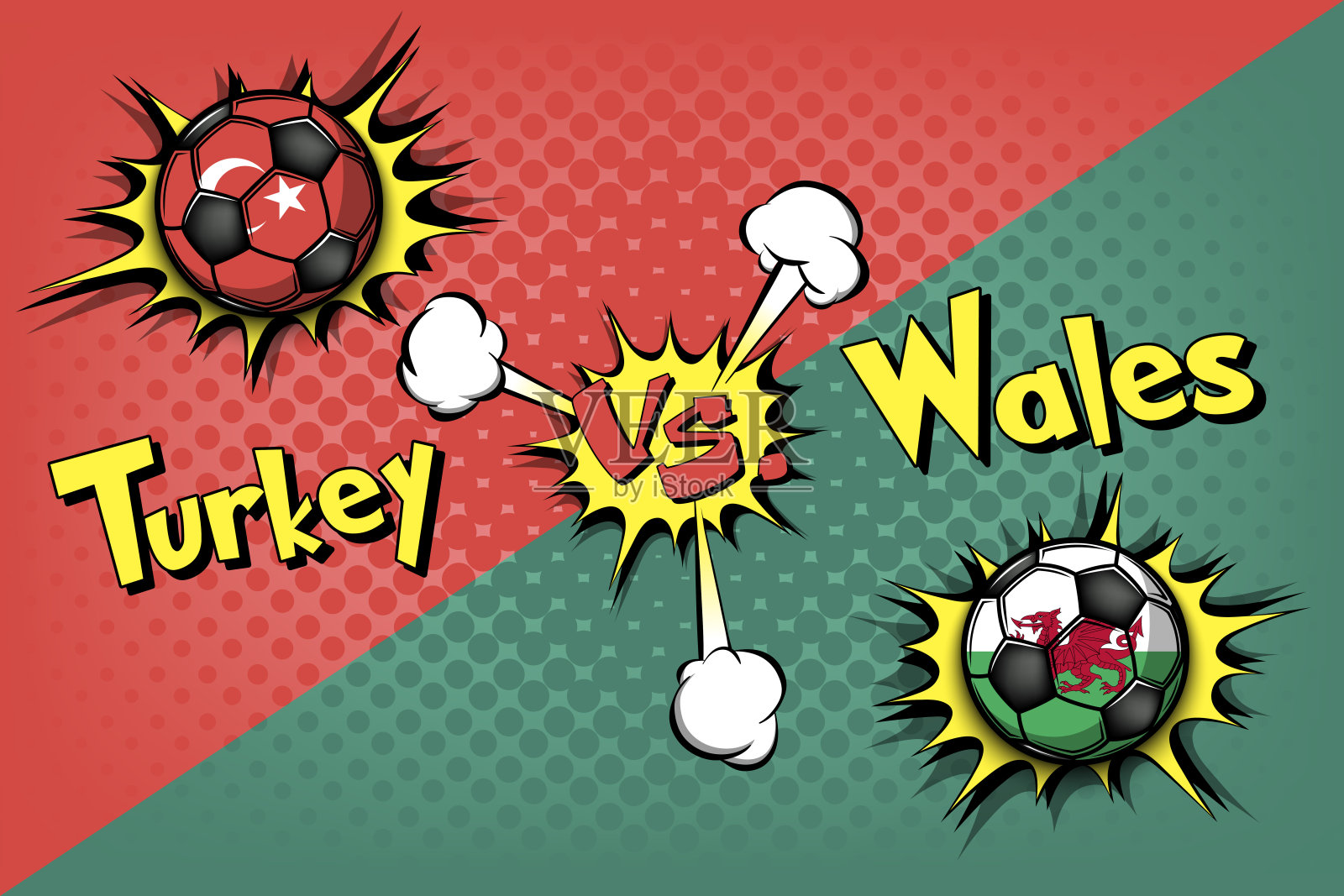 足球比赛插画图片素材