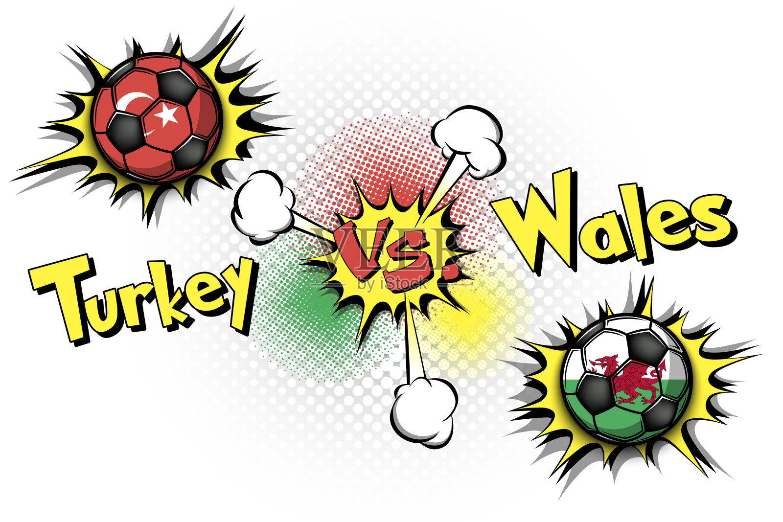 足球比赛插画图片素材