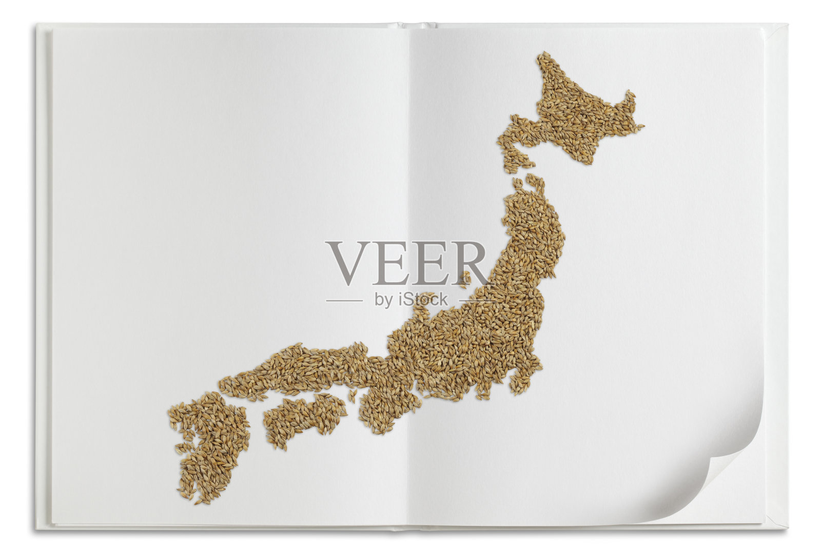 由小麦制成的地图图像照片摄影图片