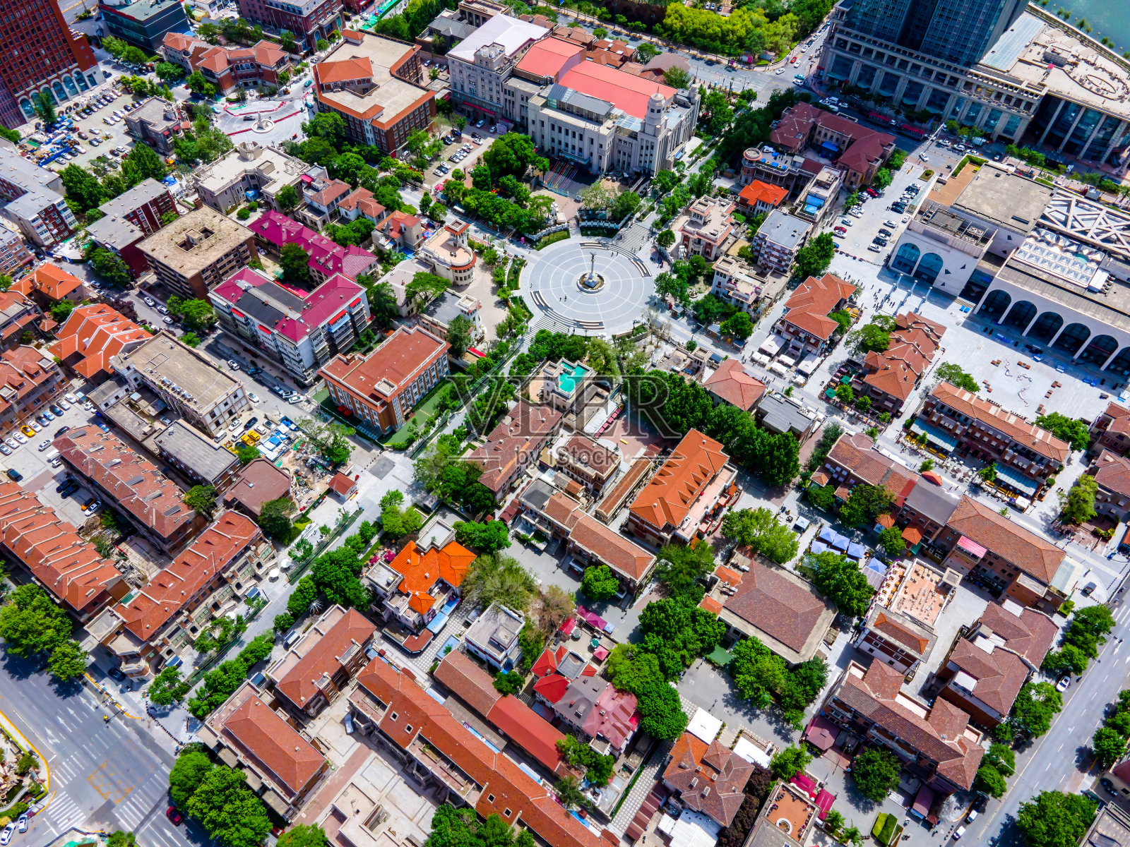 天津城市建筑景观航拍照片摄影图片