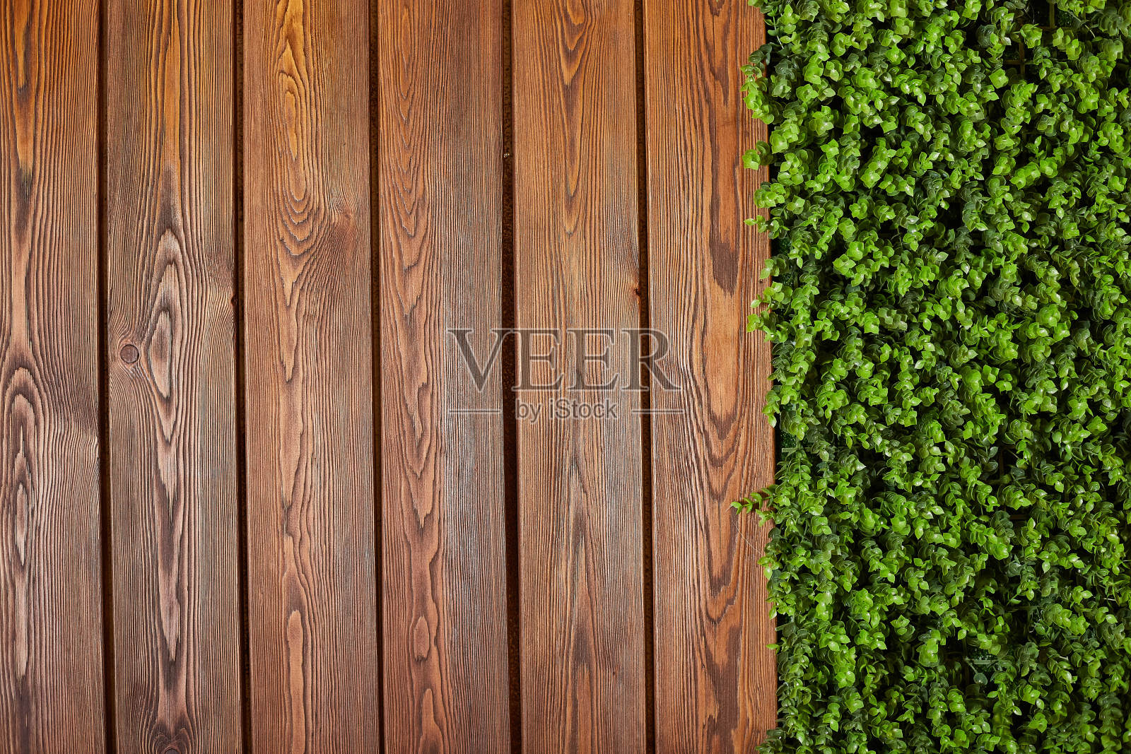 木材纹理与树叶用作背景照片摄影图片