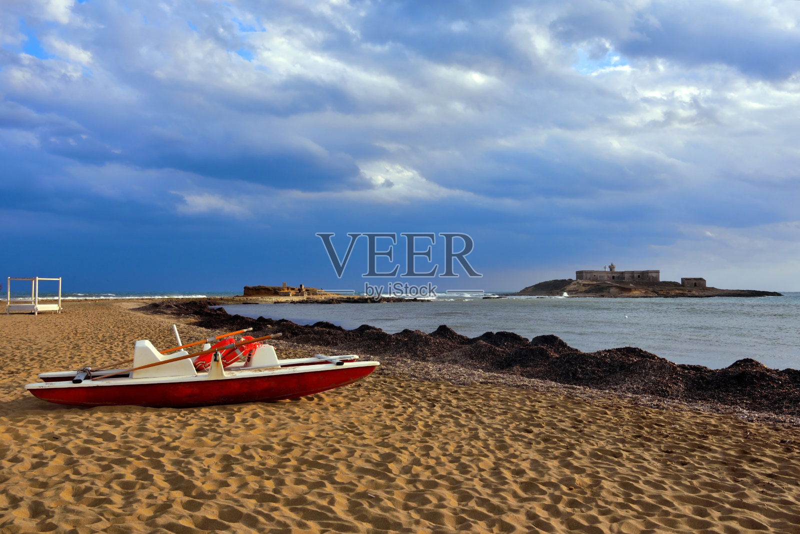 Portopalo di capo passero，锡拉丘兹西西里意大利照片摄影图片