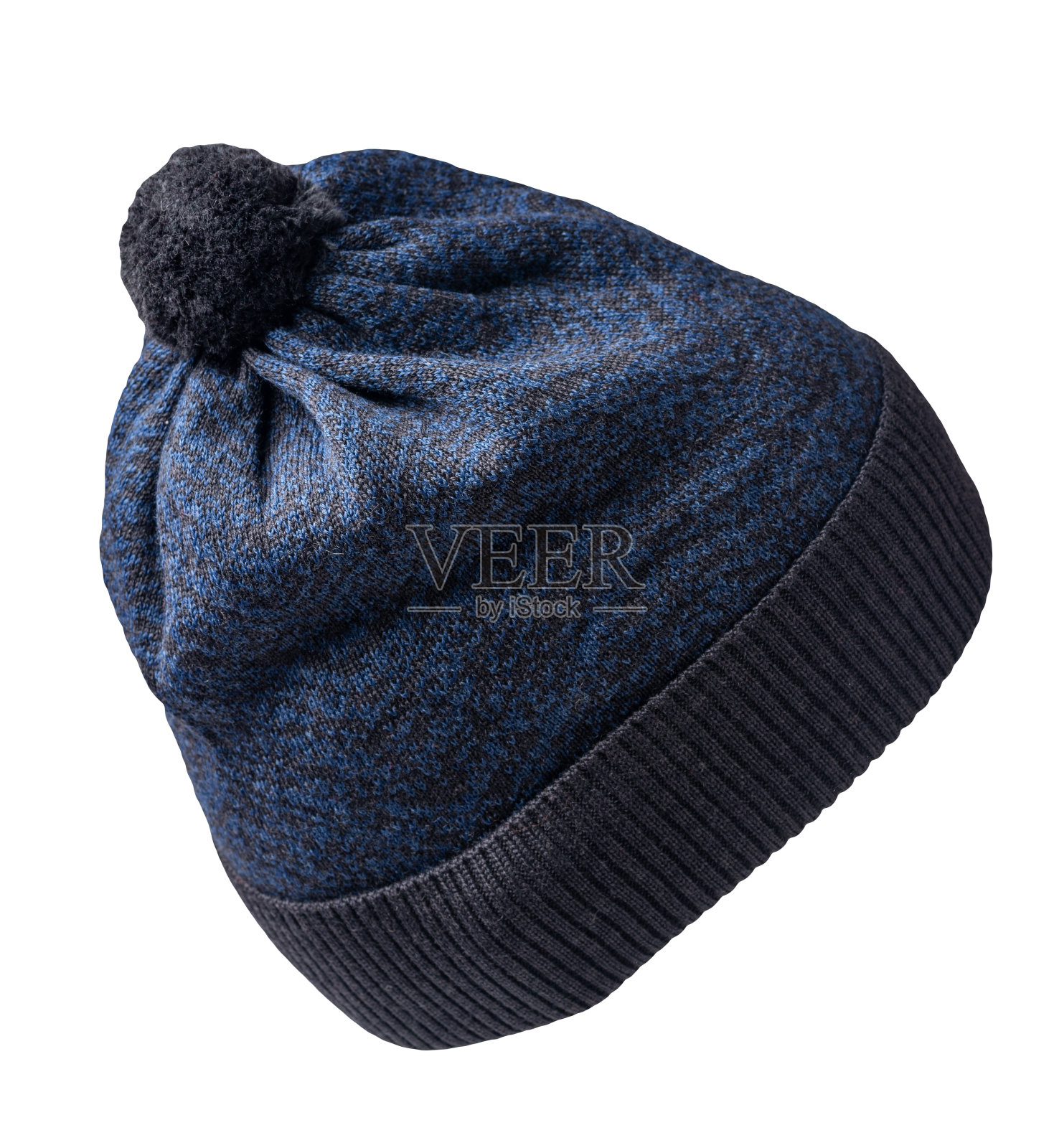 针织帽孤立在白色背景照片摄影图片