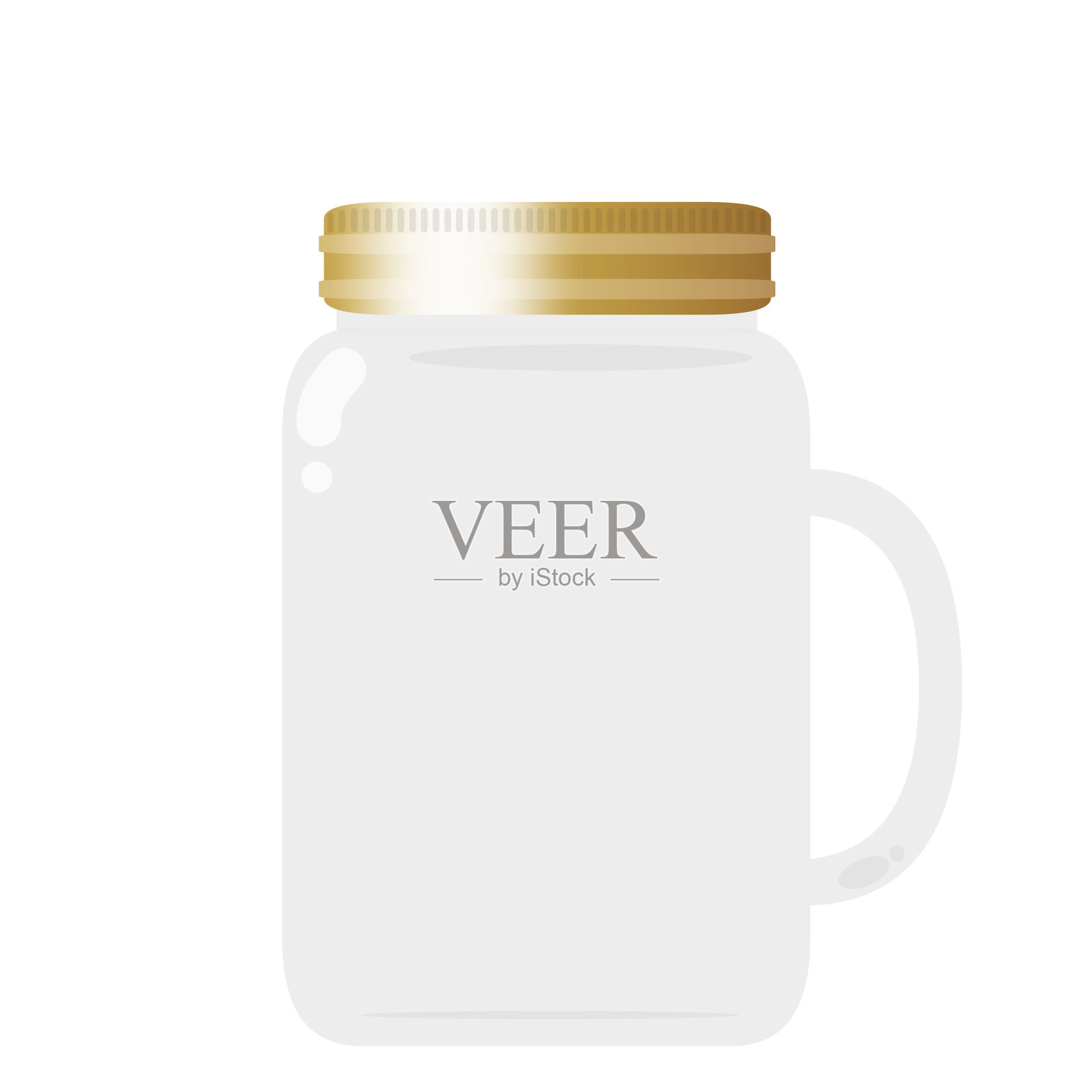 梅森罐插画图片素材