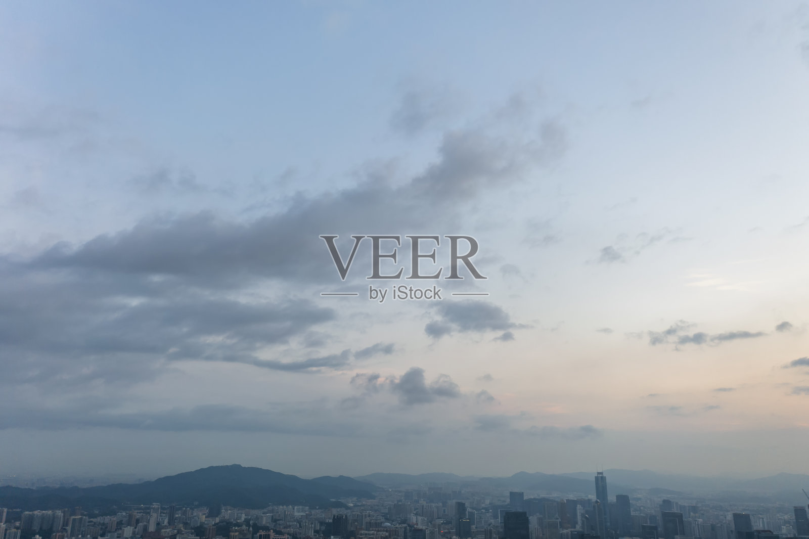 中国广州全景航拍图照片摄影图片