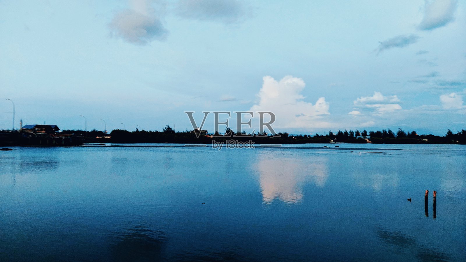 鱼塘-自然照片摄影图片