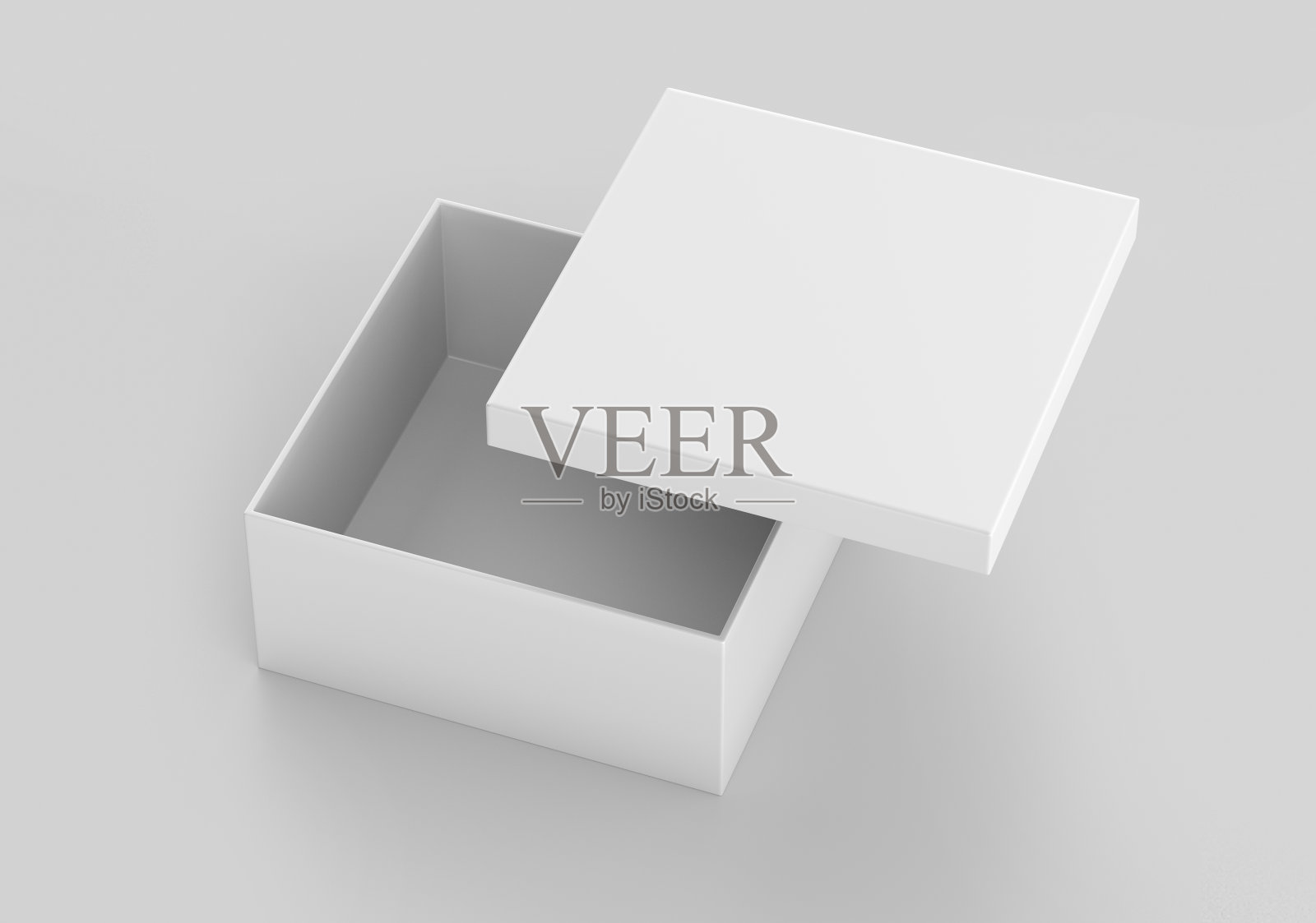 黑色方盒模型，黑色纸板容器3d渲染孤立在光背景照片摄影图片