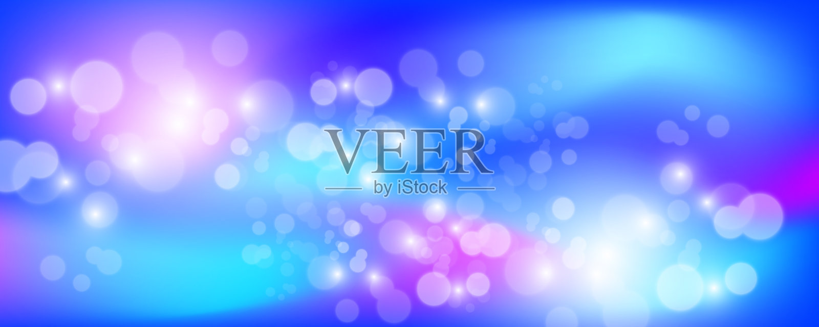 明亮的全息背景与闪烁，矢量插图。插画图片素材