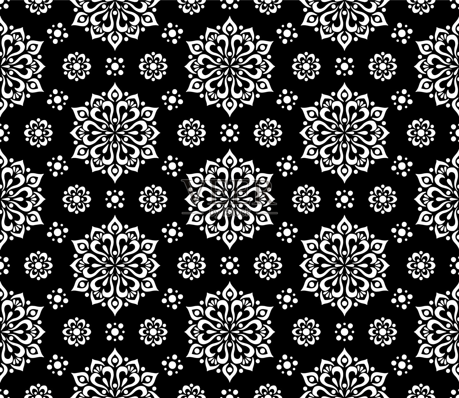 抽象图案黑白涂鸦素描插画图片素材