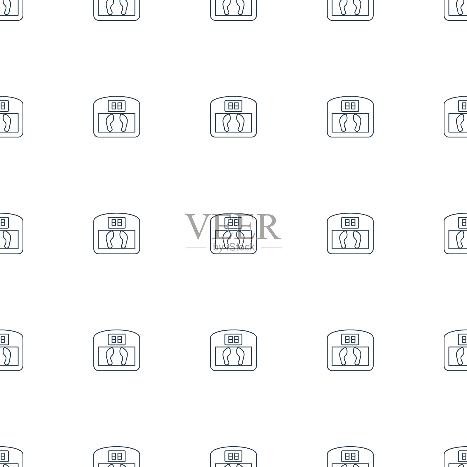 地板刻度图标图案无缝白色插画图片素材