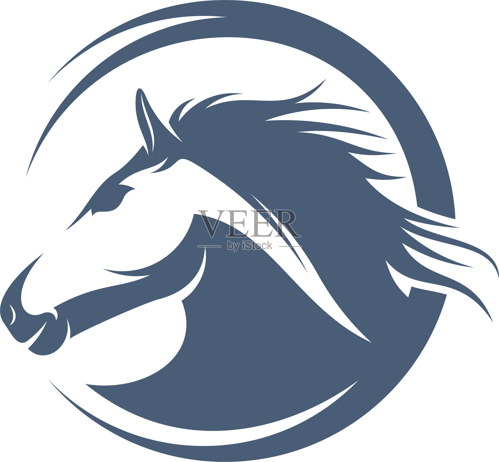 马设计创意马标志模板图标设计元素图片