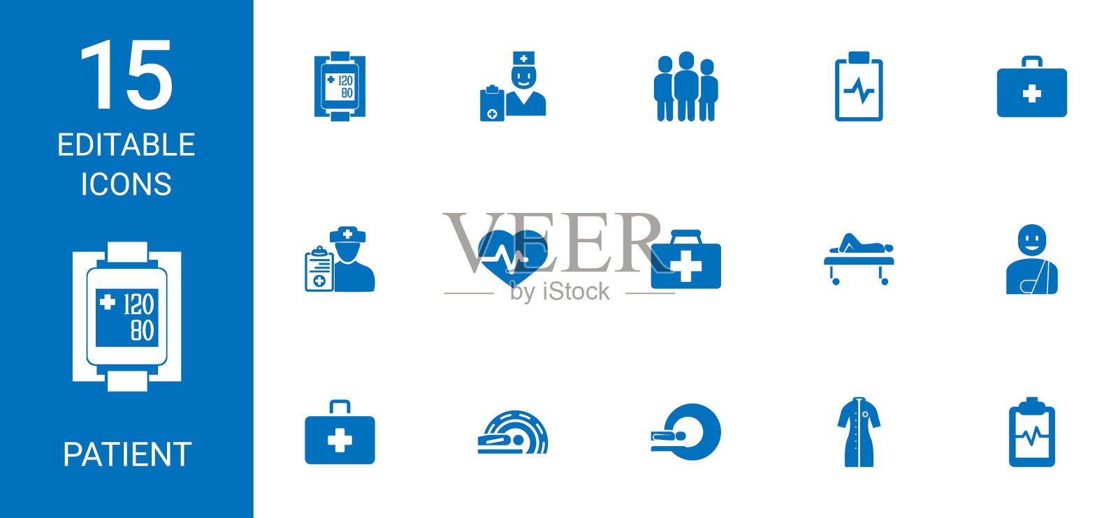 15个病人图标图标素材