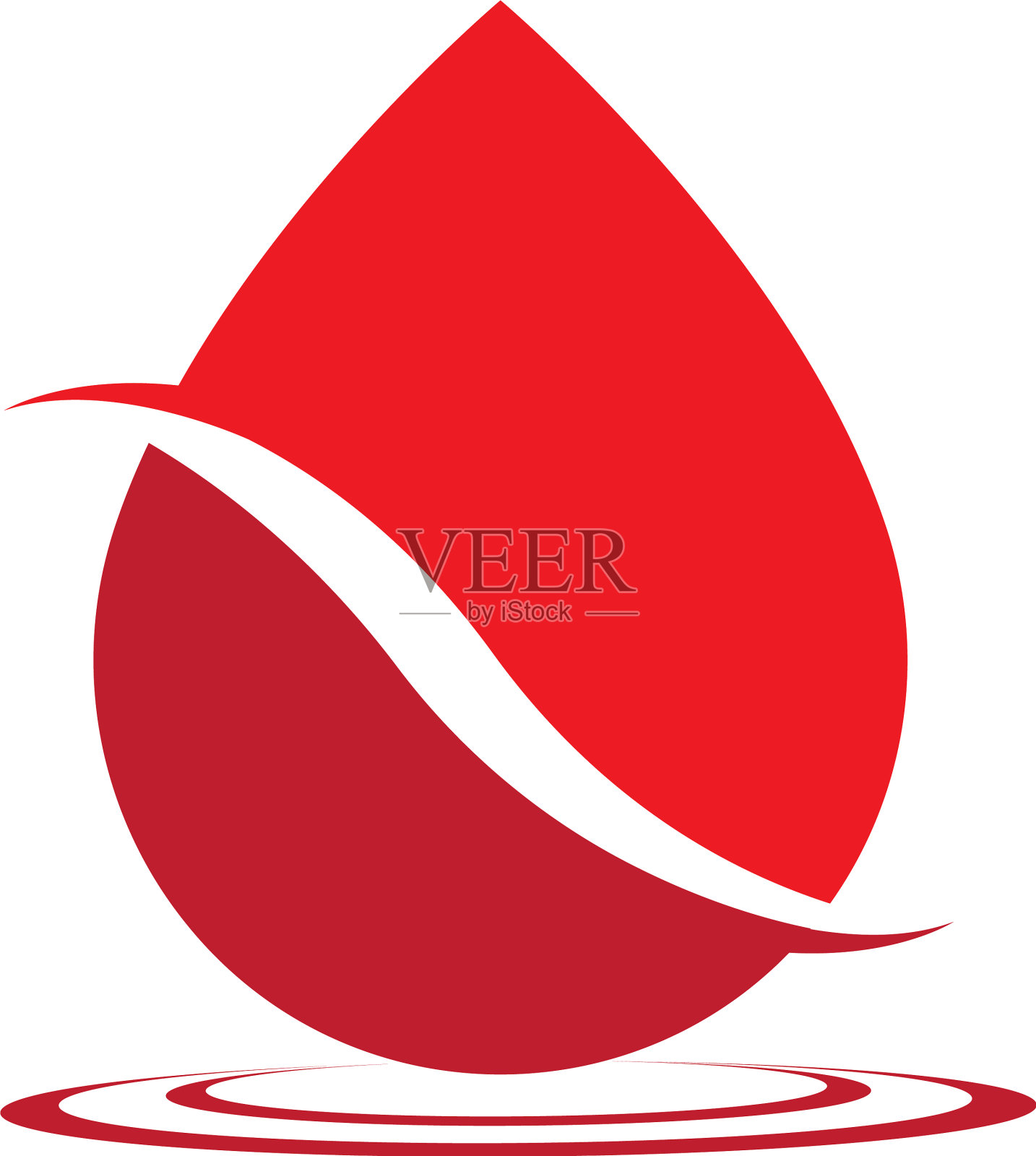 滴血捐献者图标插画图片素材