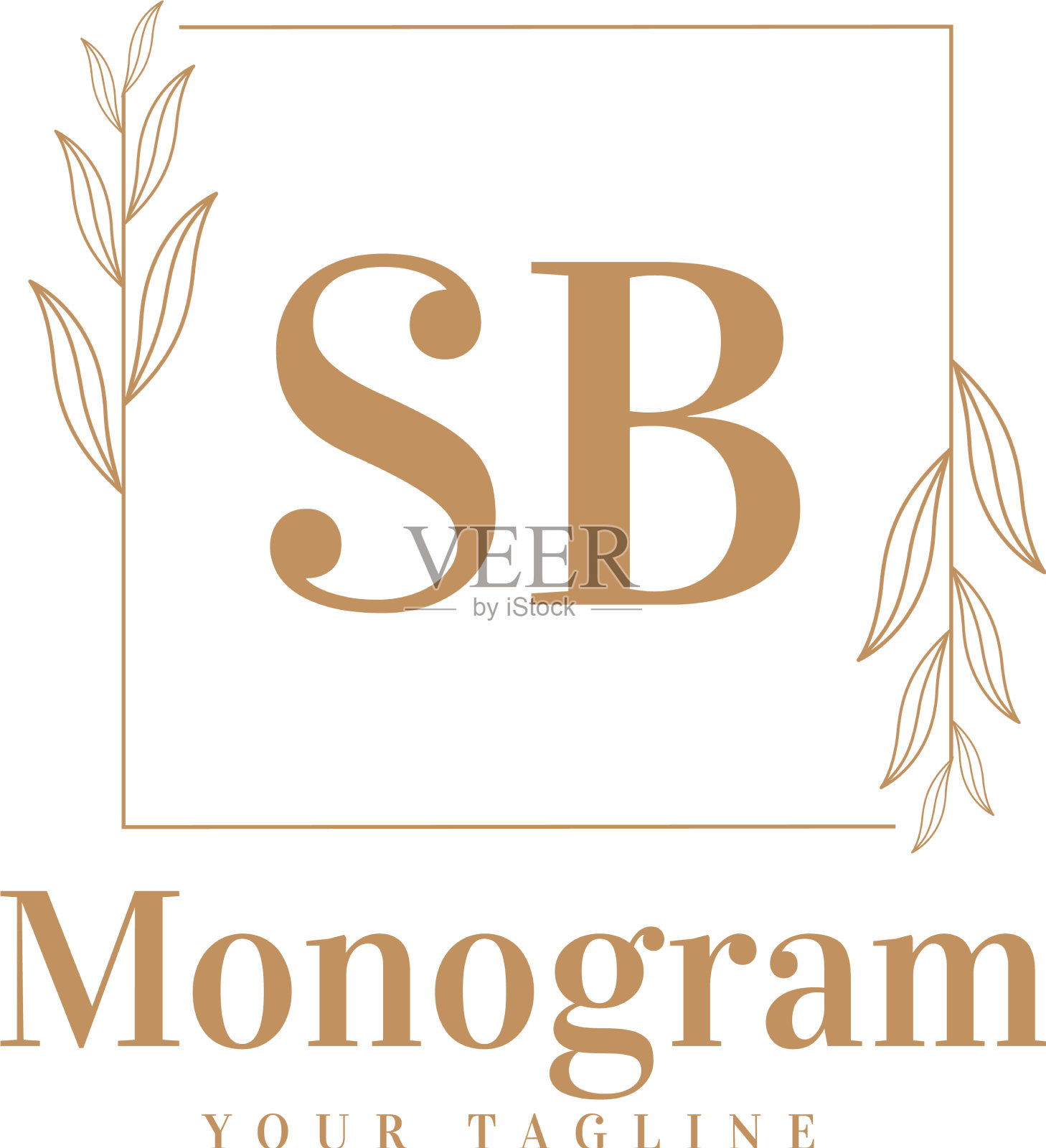 某人为具有女性风格的标志设计初始化插画图片素材