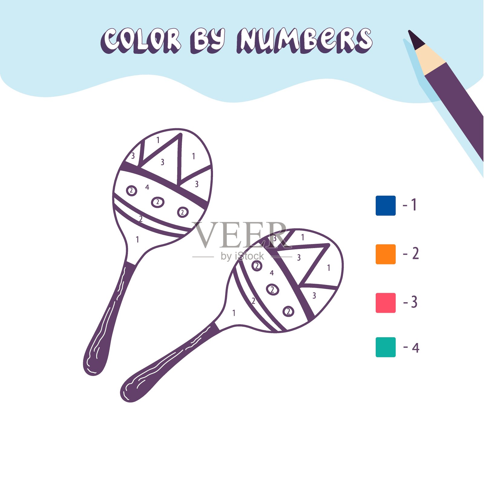 [][±3]3/4]1/2][3][3]4][1]1/2)3)4)[1]1/4插画图片素材