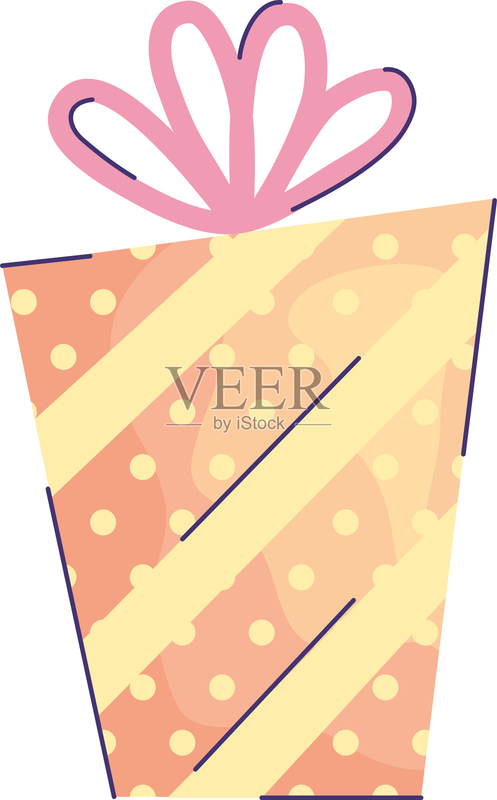 黄色礼盒礼品acuarela生日图标设计元素图片