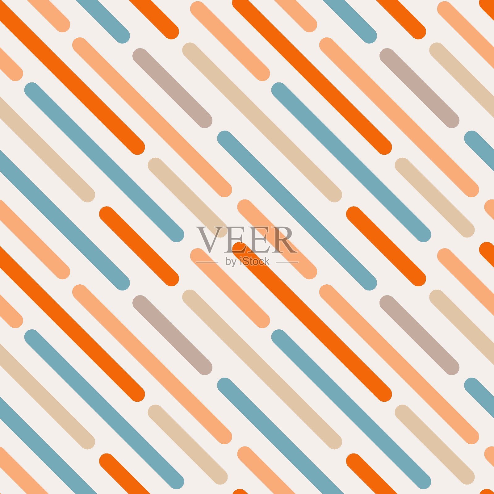 矢量插图的无缝模式。插画图片素材