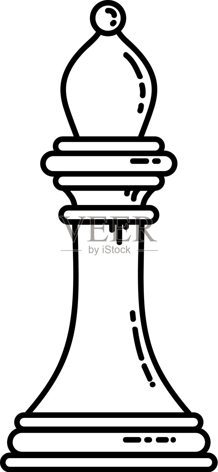 象棋平主教图标股票形象象棋设计元素图片
