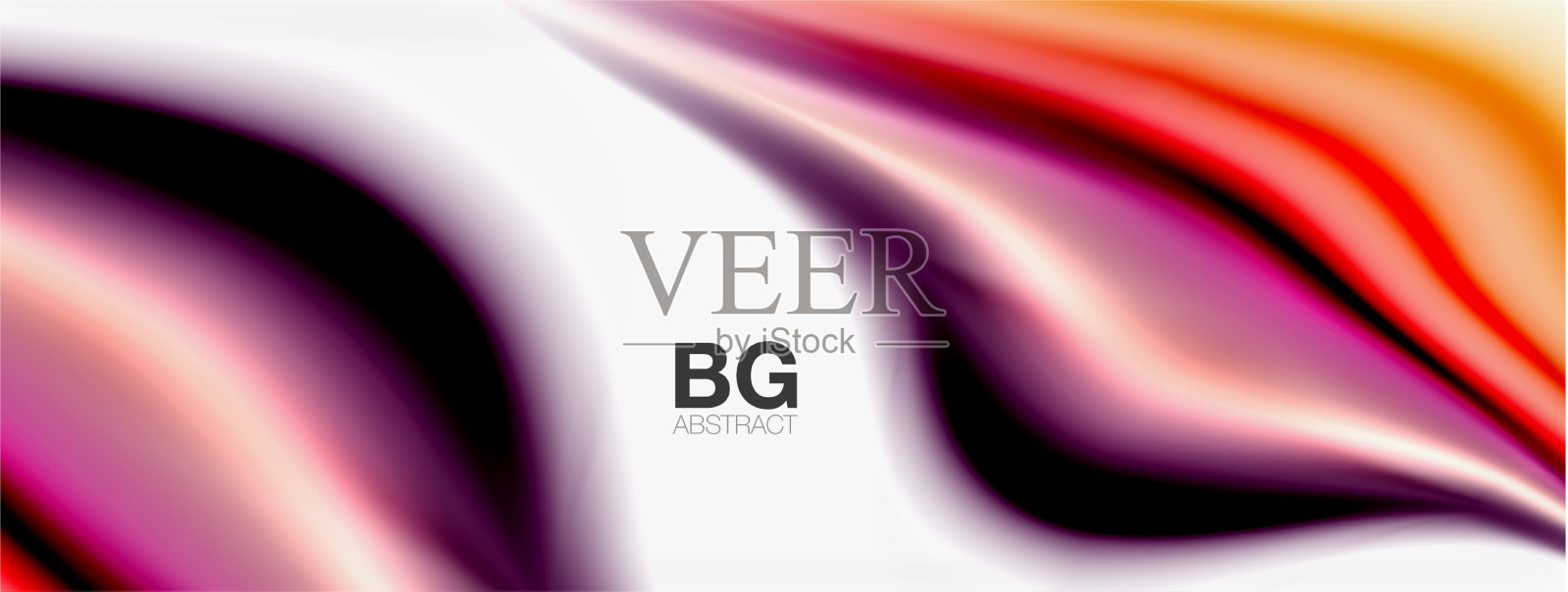 抽象的背景流畅模糊的线条插画图片素材