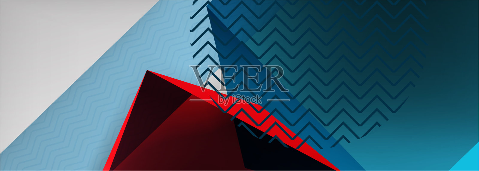 低多边形三维几何形状最小抽象插画图片素材