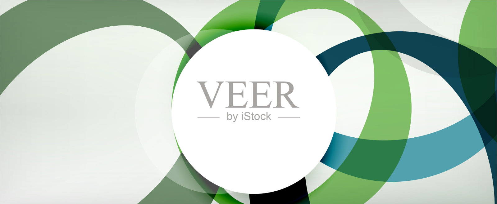 环形几何形状o字母重复插画图片素材