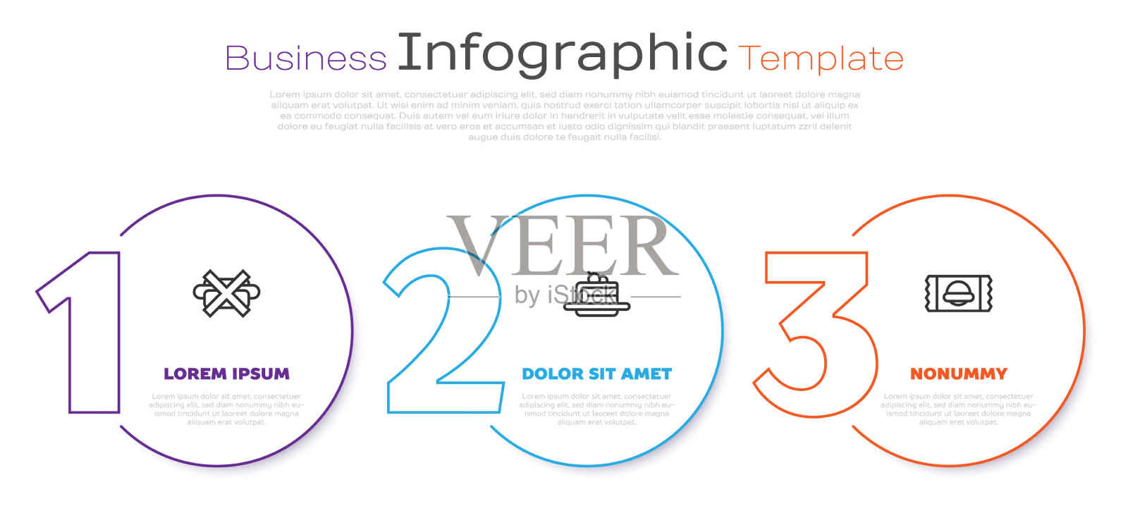 定线无垃圾食品蛋糕和运动营养插画图片素材