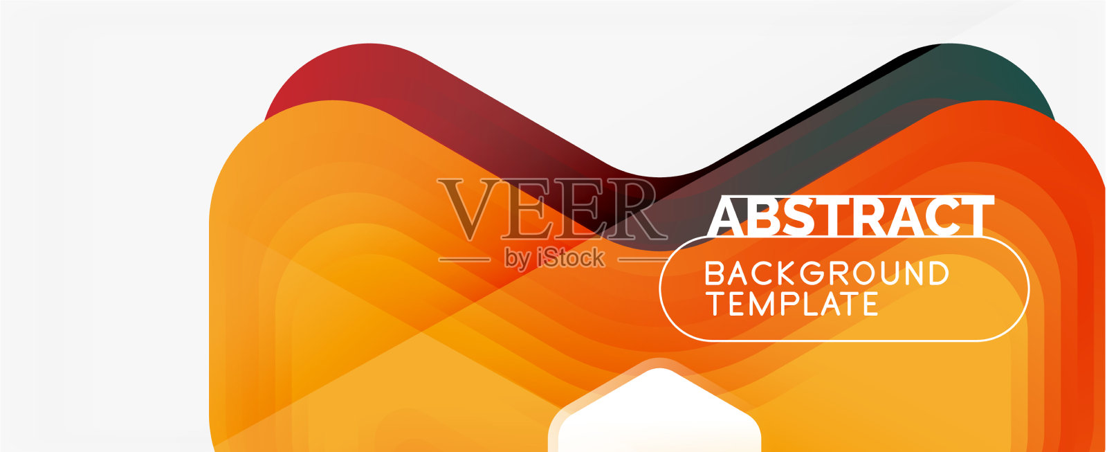 三维箭头几何构成抽象插画图片素材