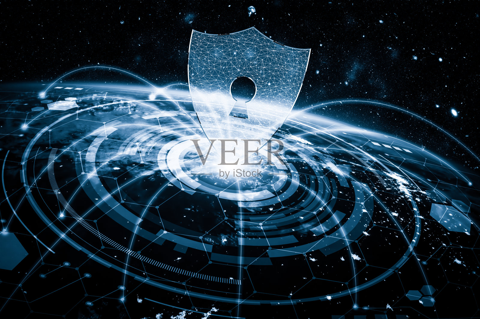 创新观念下的网络安全技术和在线数据保护照片摄影图片