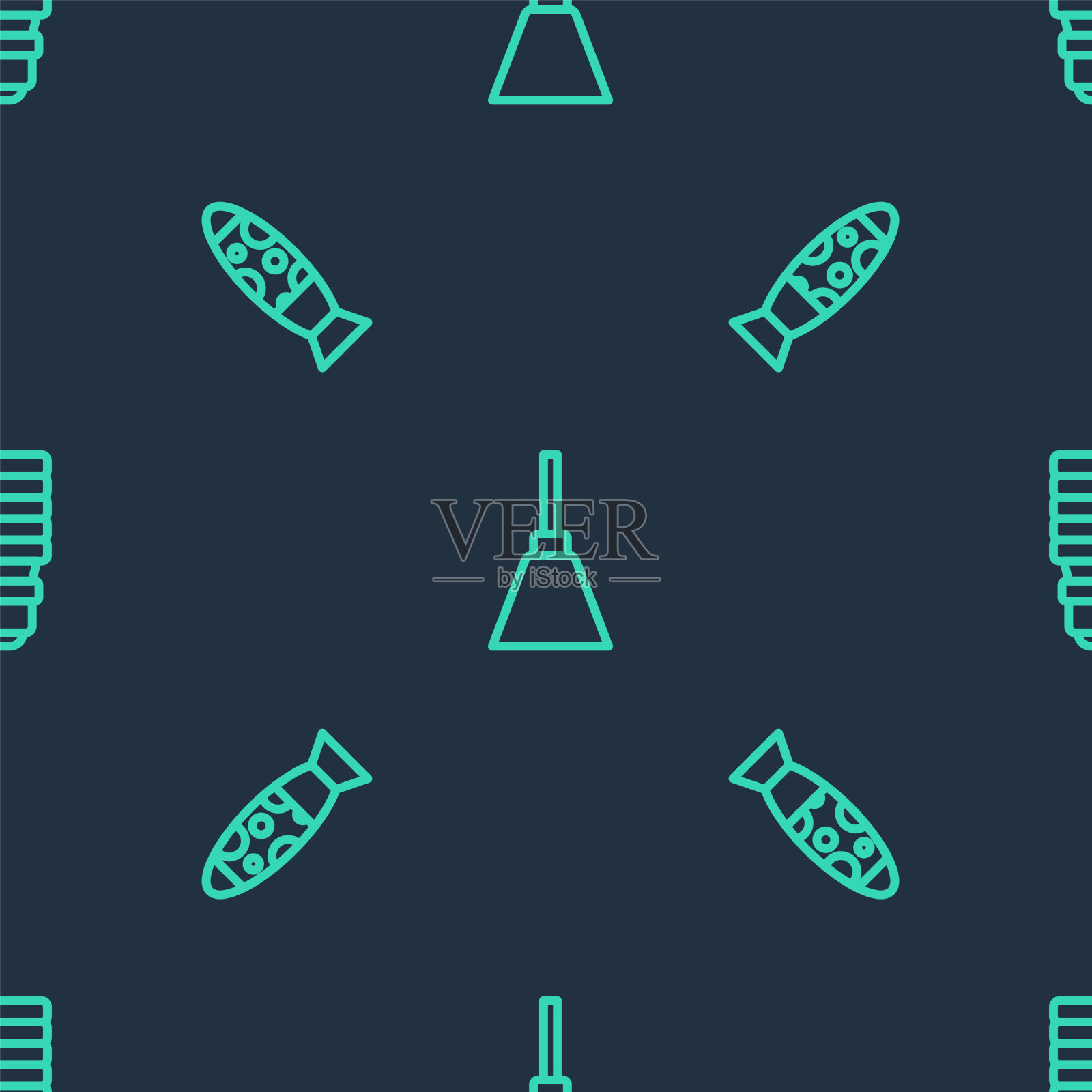 设置线吊灯落地灯和led灯泡图标素材