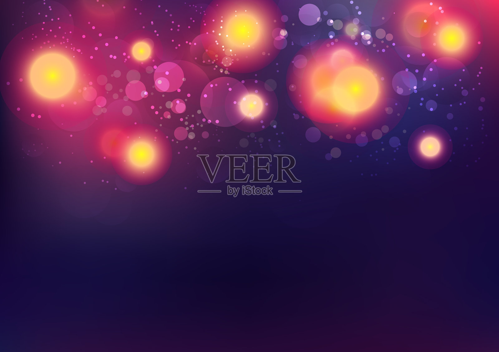 抽象背景圣诞和新年散景插画图片素材