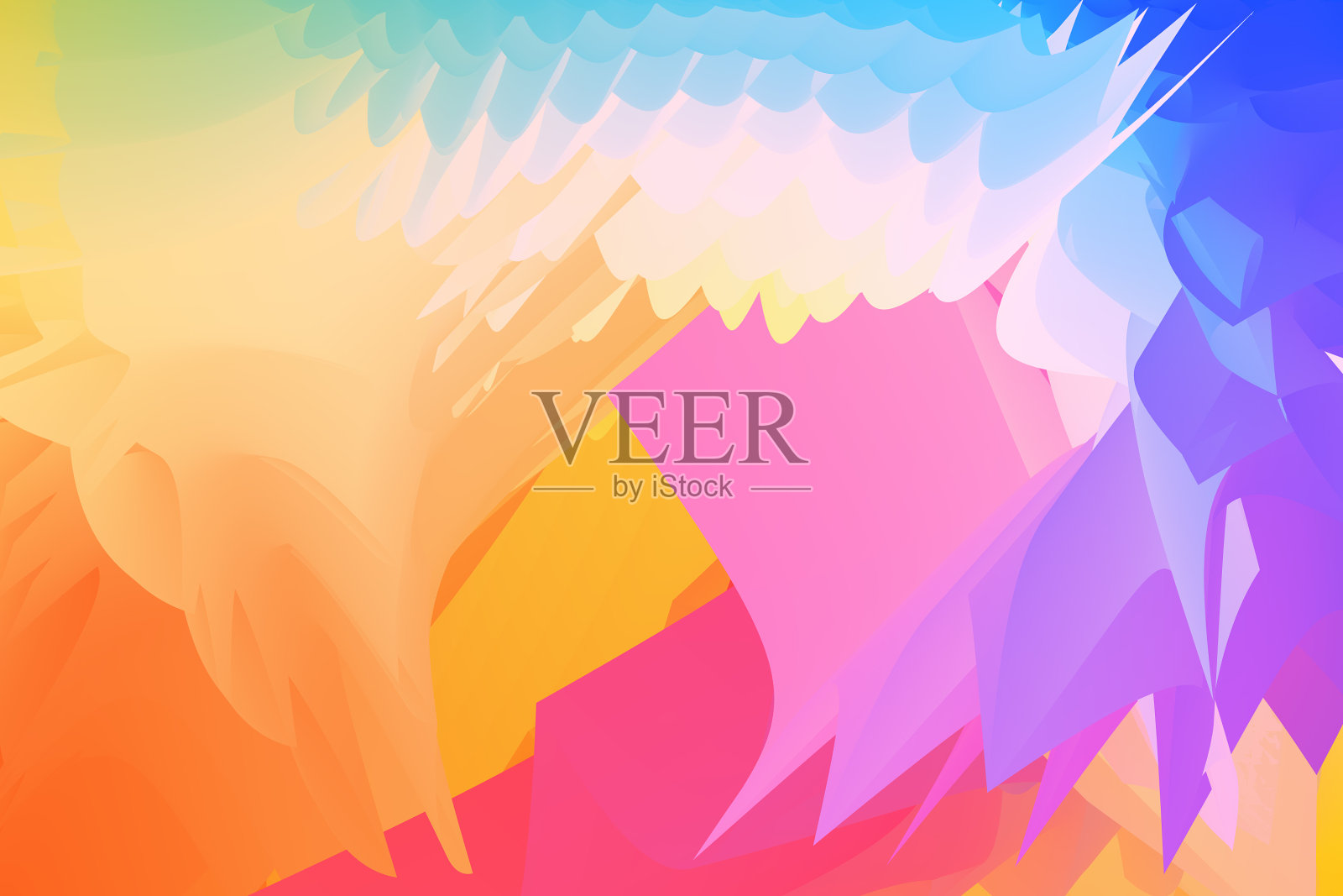 大理石背景纹理与液体插画图片素材