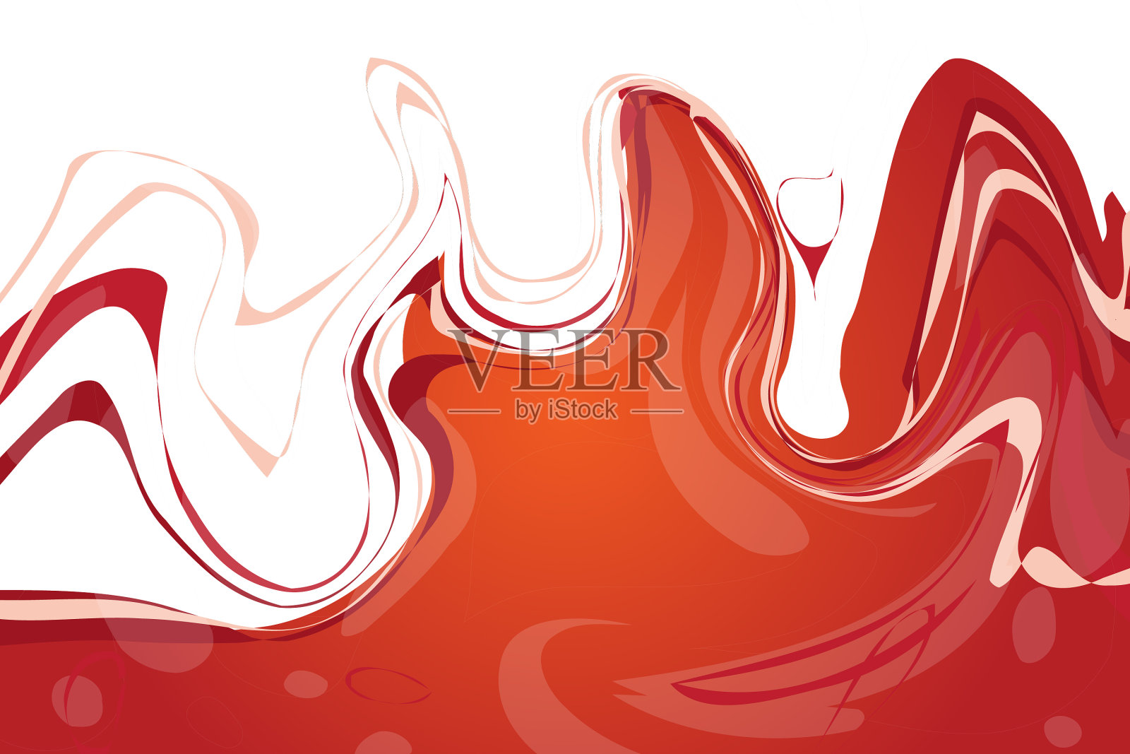 大理石背景纹理与液体插画图片素材