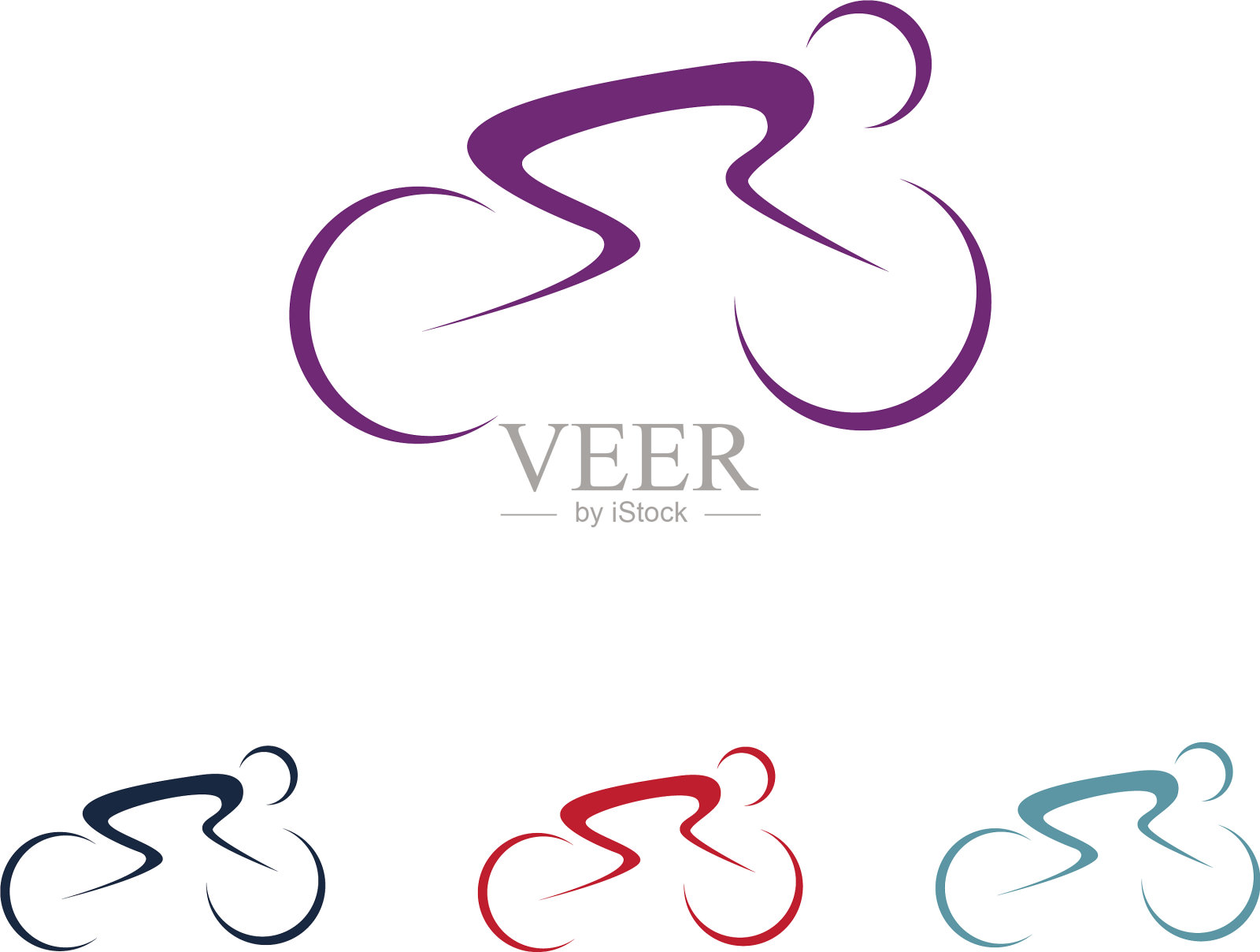 自行车插画图片素材