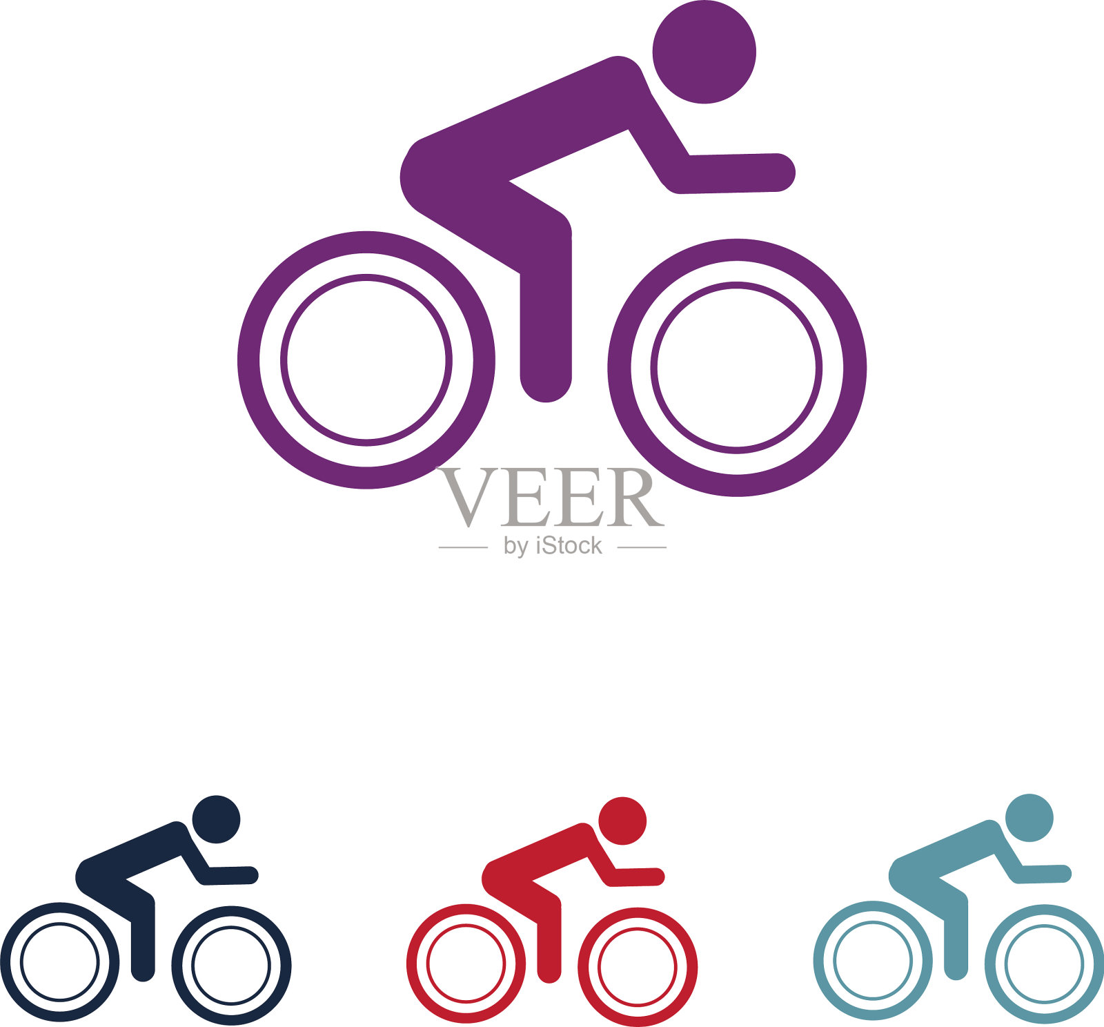 自行车插画图片素材