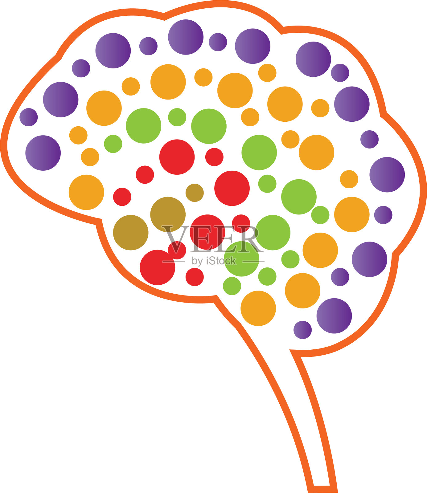 健康的大脑插画图片素材