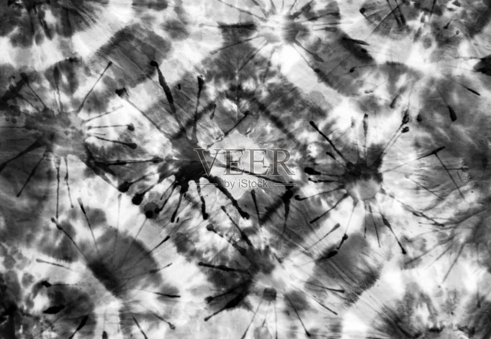 图案脏漆扎染纹理艺术织物照片摄影图片