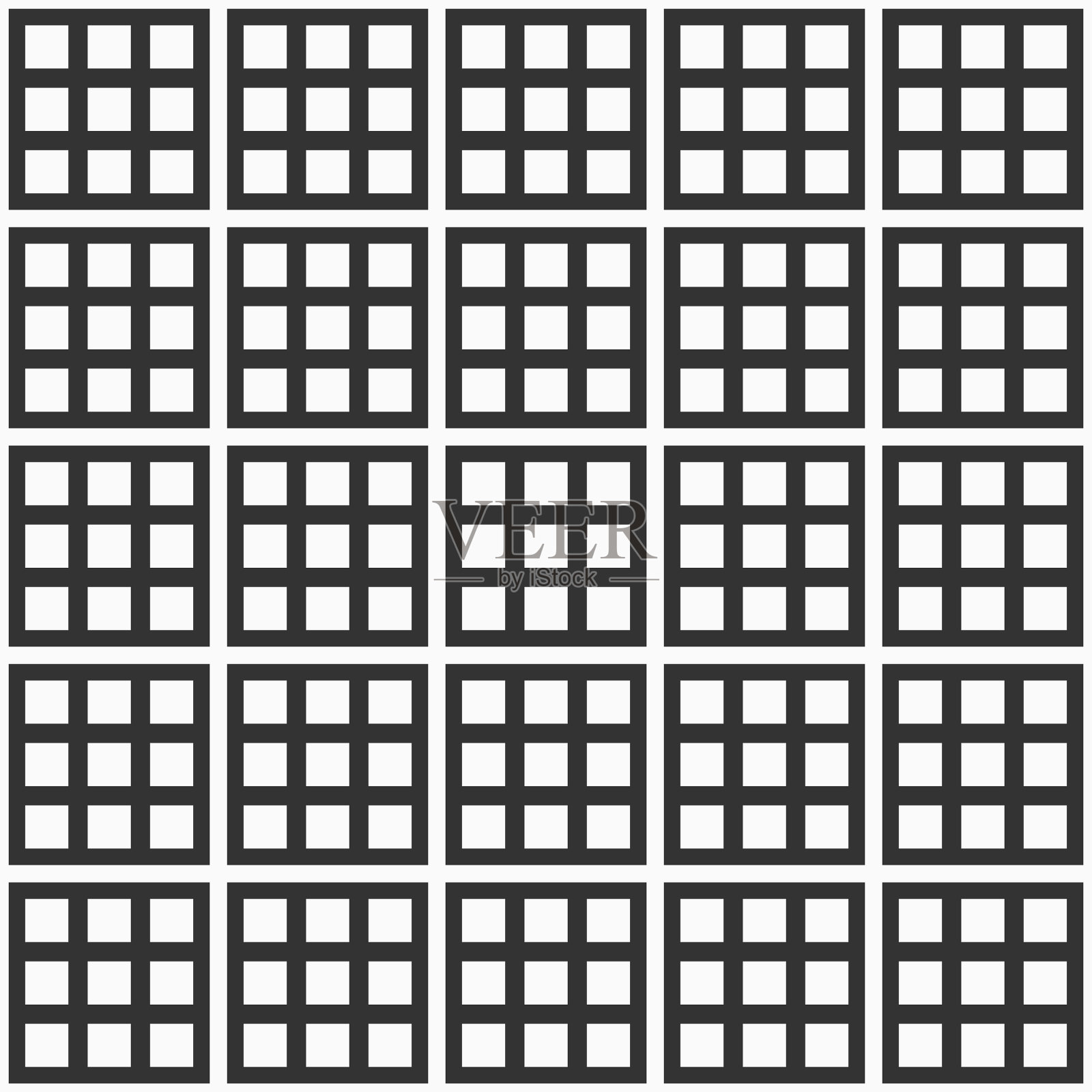 带条纹的抽象几何无缝图案插画图片素材