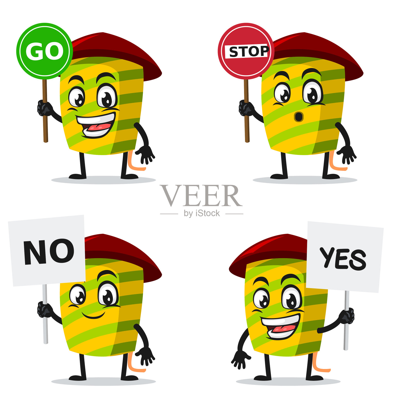 烟花吉祥物或角色插画图片素材