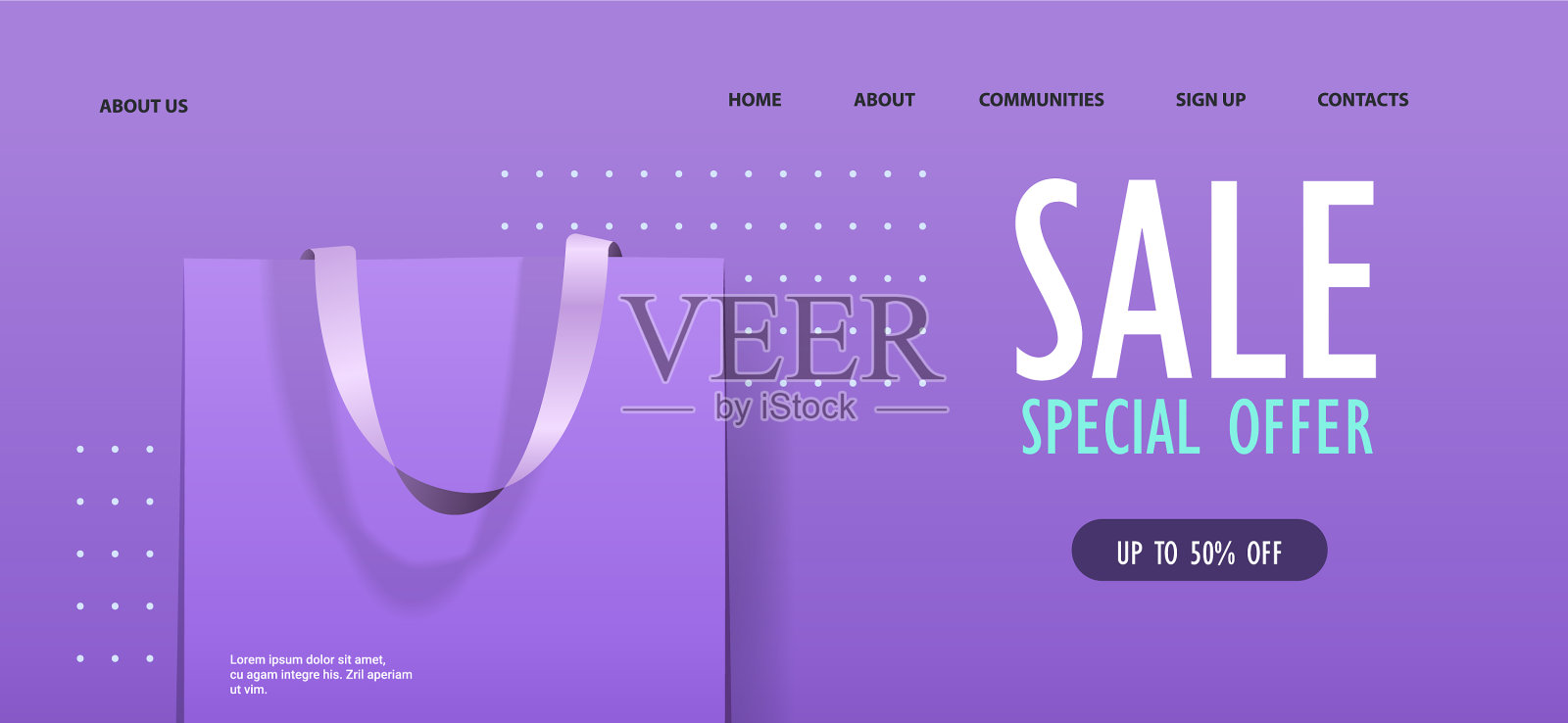 包装购买彩色纸袋插画图片素材