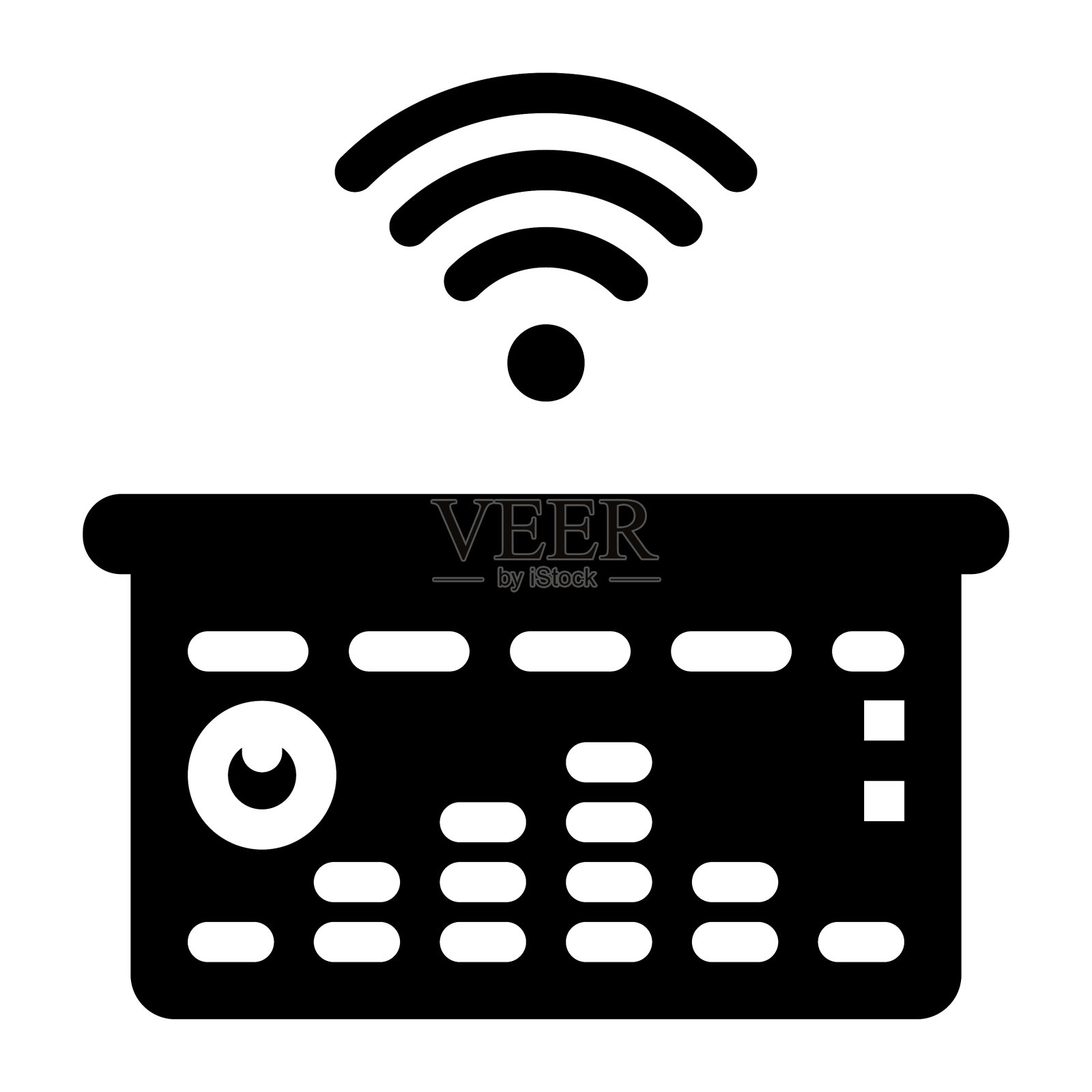 汽车音乐系统图标素材