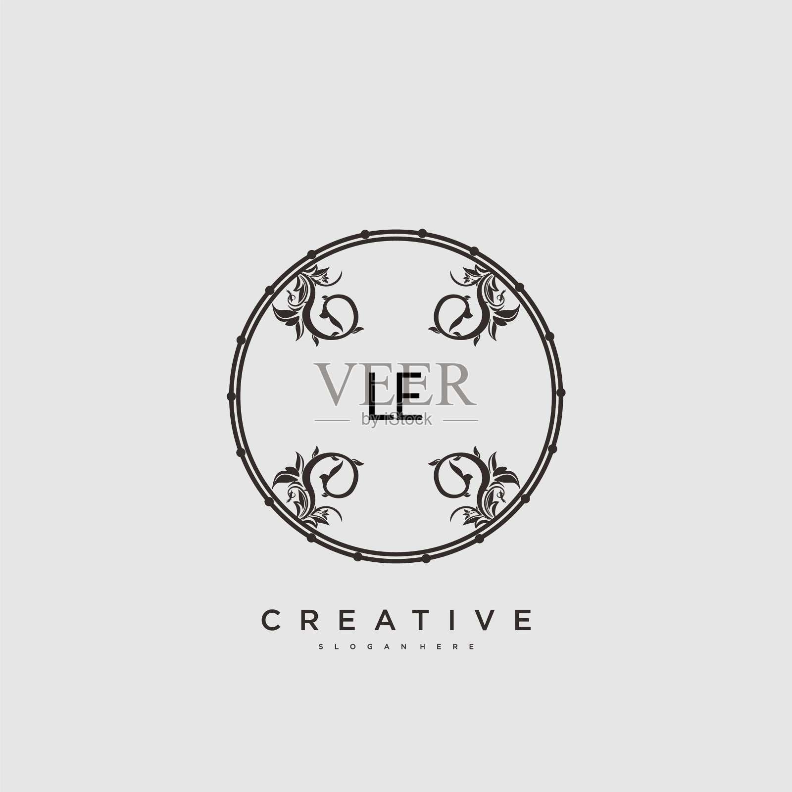 乐美最初的标识艺术手写标识插画图片素材