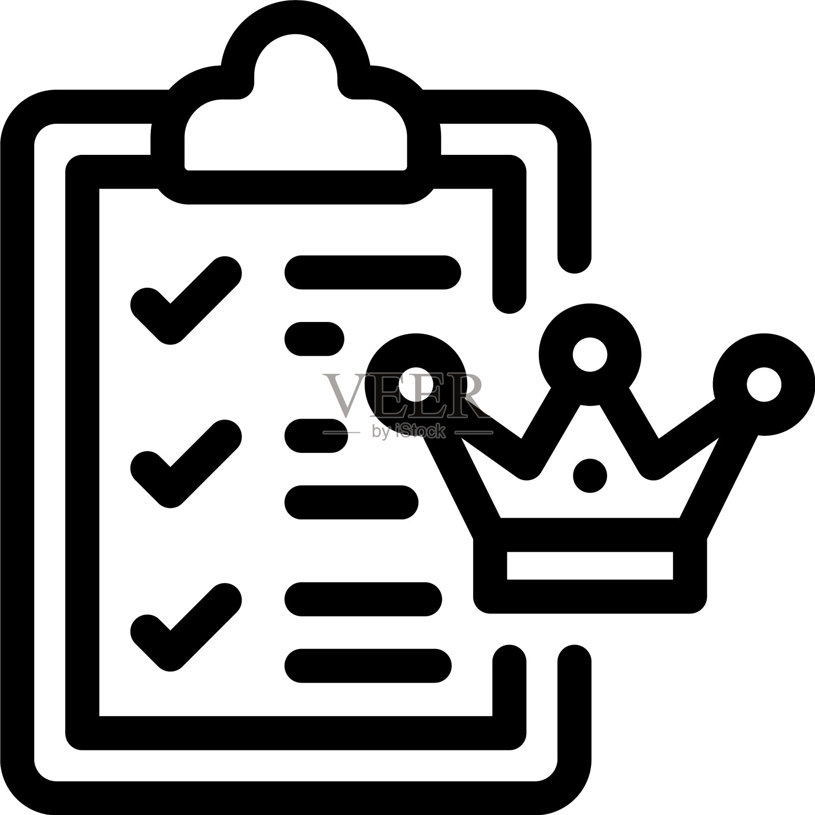 质量检查表插画图片素材