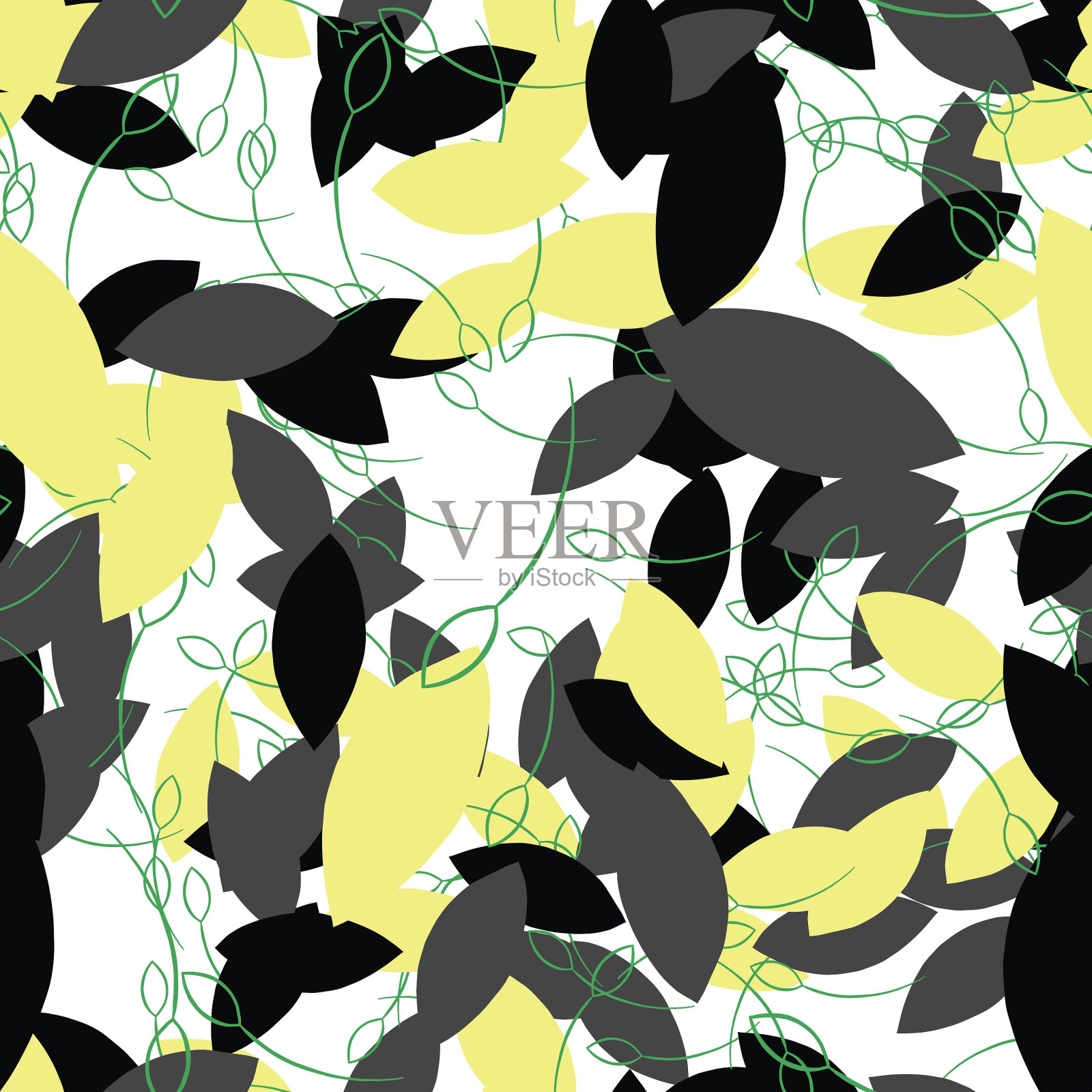 无缝纹理背景图案手绘插画图片素材