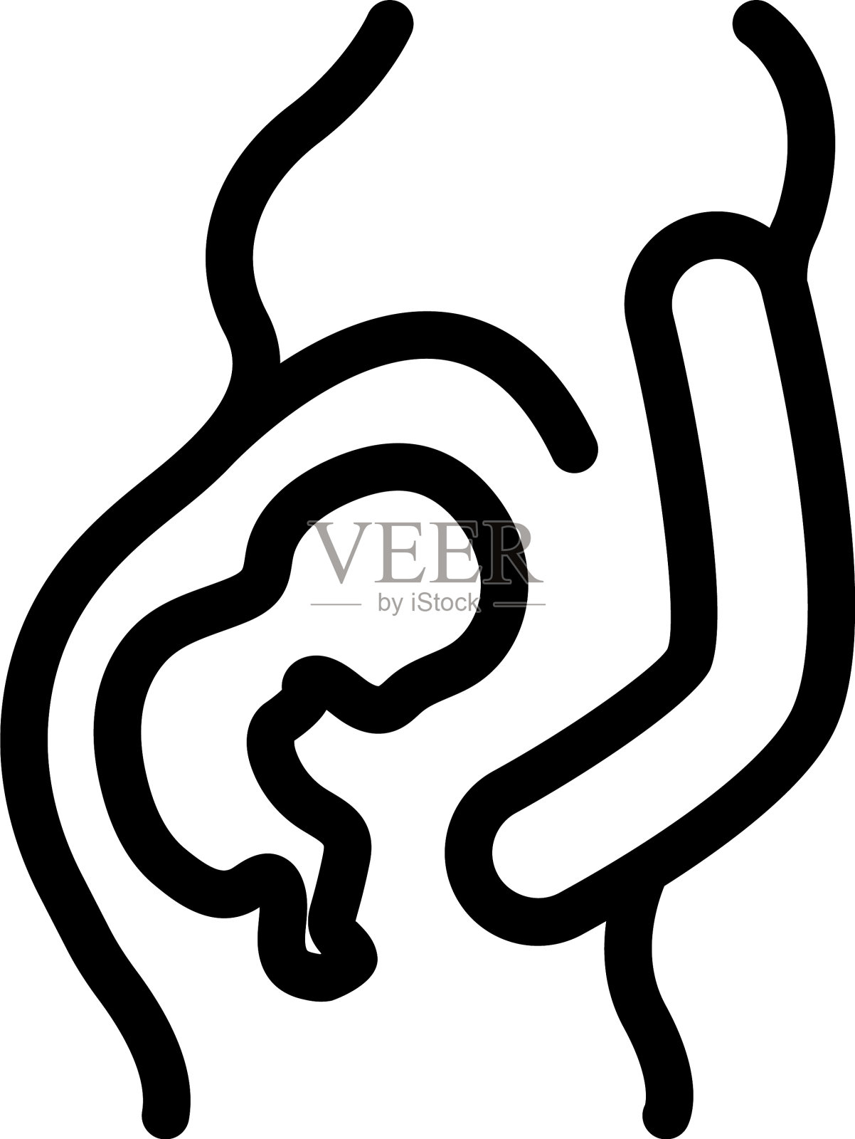 人类胎儿插画图片素材