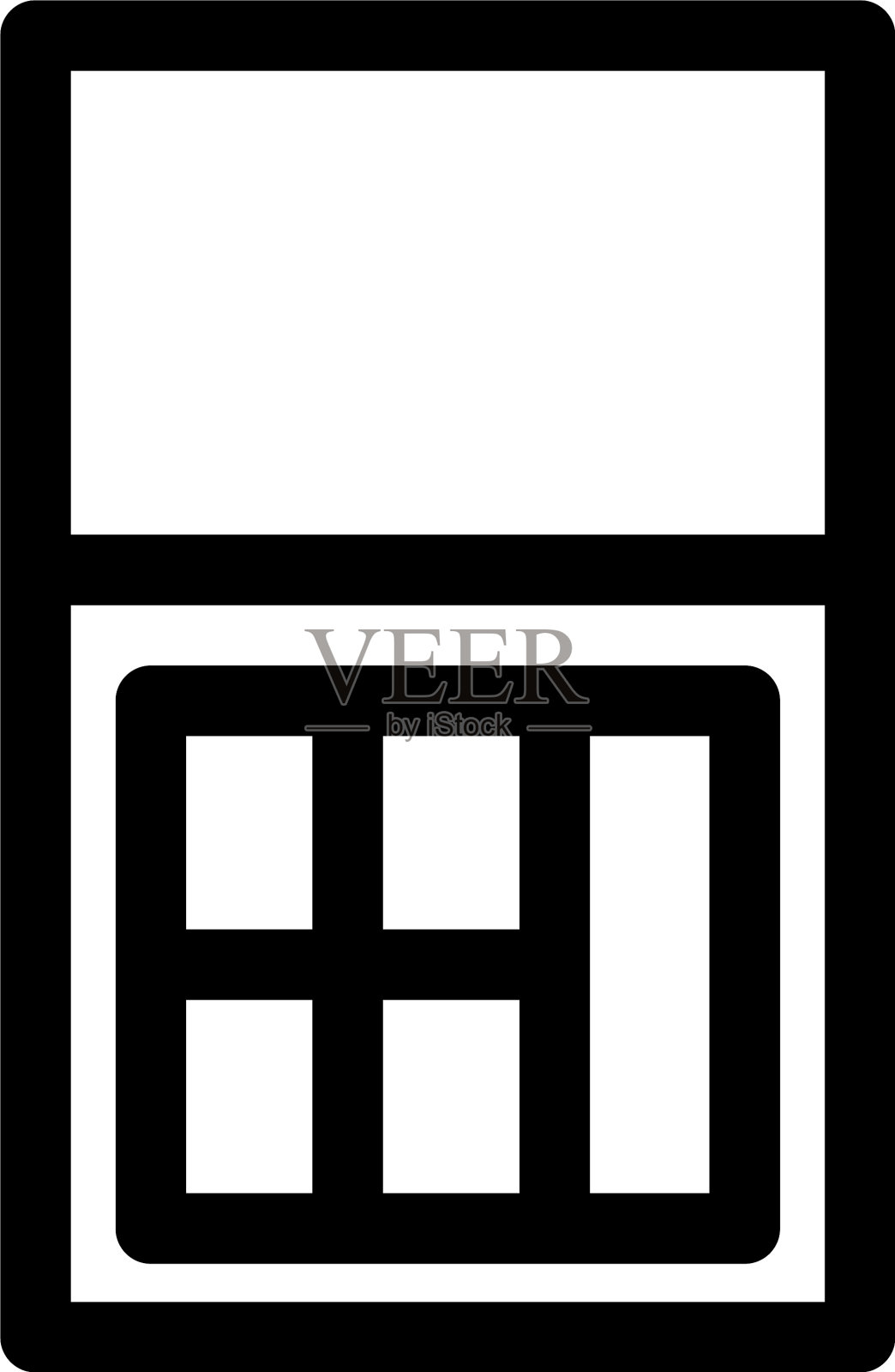 计算器图标或标志孤立符号符号图标素材